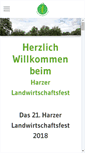 Mobile Screenshot of harzer-landwirtschaftsfest.de